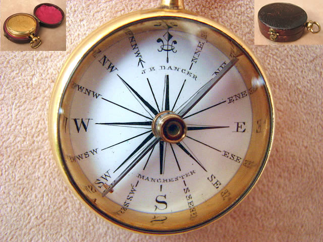 Close up view of enamel dial